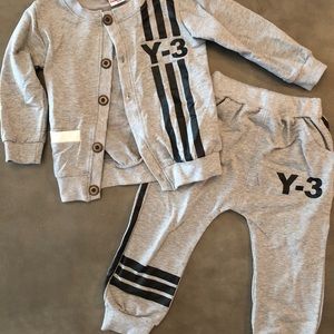 Y3 copy Little boys track suit